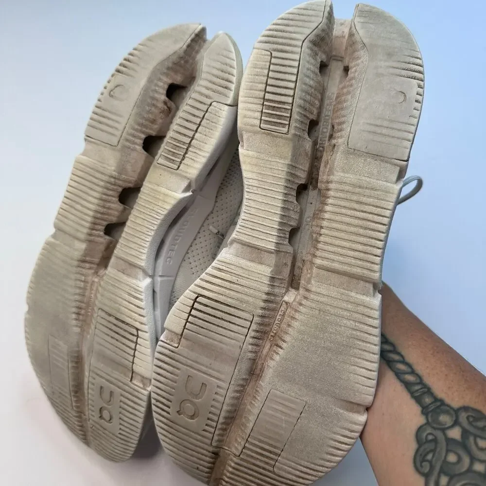 On Cloud All White Cloudnova Sneakers